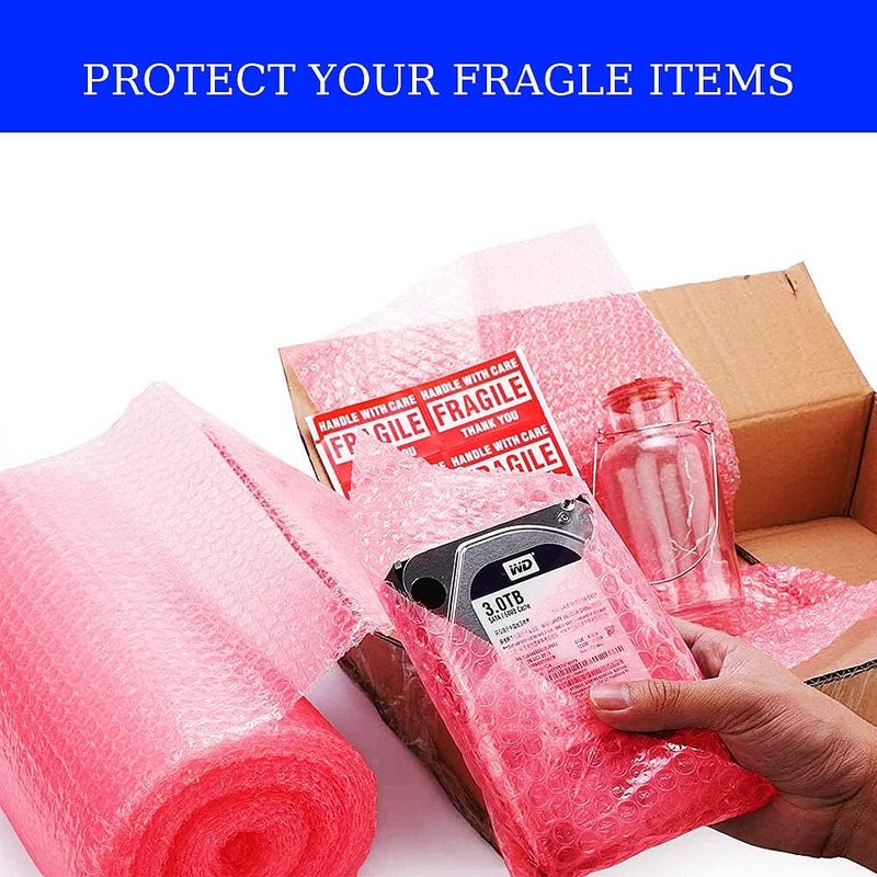 packbabol Bubble Cushioning Wrap Rolls 2-Pack, 12 Inch x 72 Feet 3/16" Air Bubble, Bubble Moving Wrap for Packing, Moving Supplies, Small business - Image 4